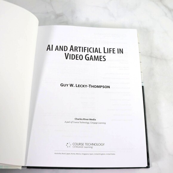 AI and Artificial Life in Video Games RARE 1st Edition Lecky-Thompson Hardcover - Picture 5 of 9